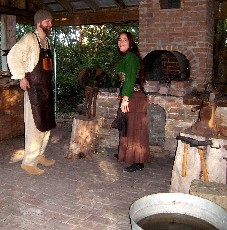 Matt and Maria Work the Forge